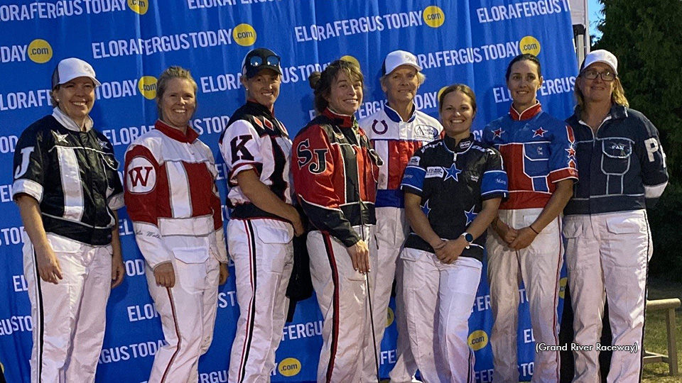 Ontario Women's Driving Championship drivers at Grand River Raceway