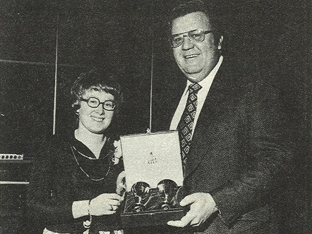 Barb Lennox and Dr. Glen Brown