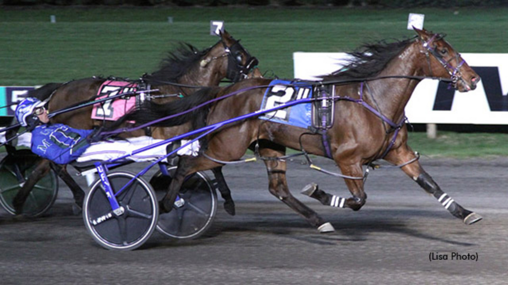 Beach Crazy winning at The Meadowlands