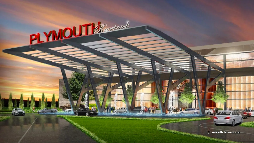 Artist's rendering of a newly proposed Northville Downs 